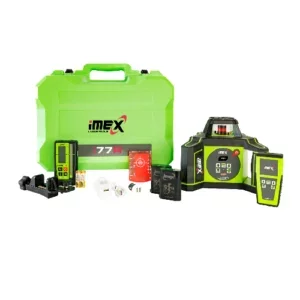 iMEX i77R Rotating Laser Level - <font color="#FF0000">Red Beam</font>